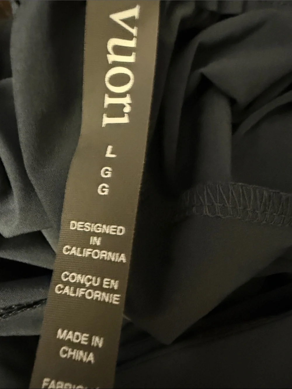 Vuori Women’s Villa Trouser Color Ink Blue New w/tag